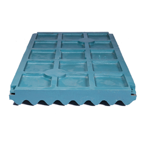 Luoyang Dahua PE1000X1200 Jaw Crusher Parts Mn18cr2 Mn Casting Swing/Movable Jaw Plate