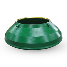 Cone crusher gear plate made of high manganese chromium steel material, dynamic cone lining plate, and ore crusher manufacturer