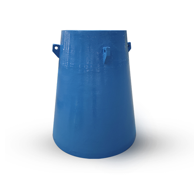 Rotating crusher fixed cone lining plate Rotating broken cone lining plate Ore crusher wear-resistant parts factory