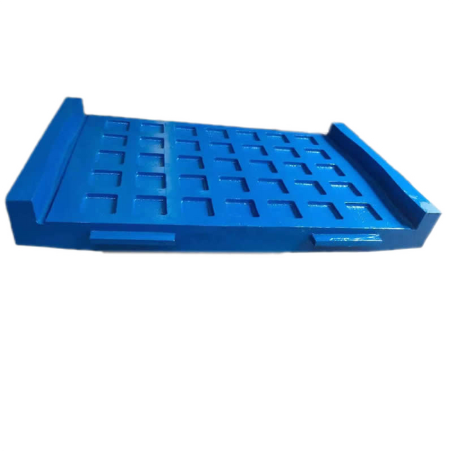 High Mn Casting Trio C3648H Jaw Crusher Wear Parts Fixed Jaw Plate Customized