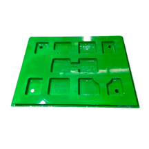 C106 Jaw crusher fixed jaw plate (11+2 teeth) Mine crushing equipment wear-resistant parts manufacturer Casting high manganese steel jaw broken tooth plate