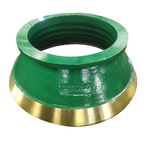 HP400 cone crusher fixed cone liner made of high manganese steel material and wear-resistant accessories for grinding bowl wall ore crusher