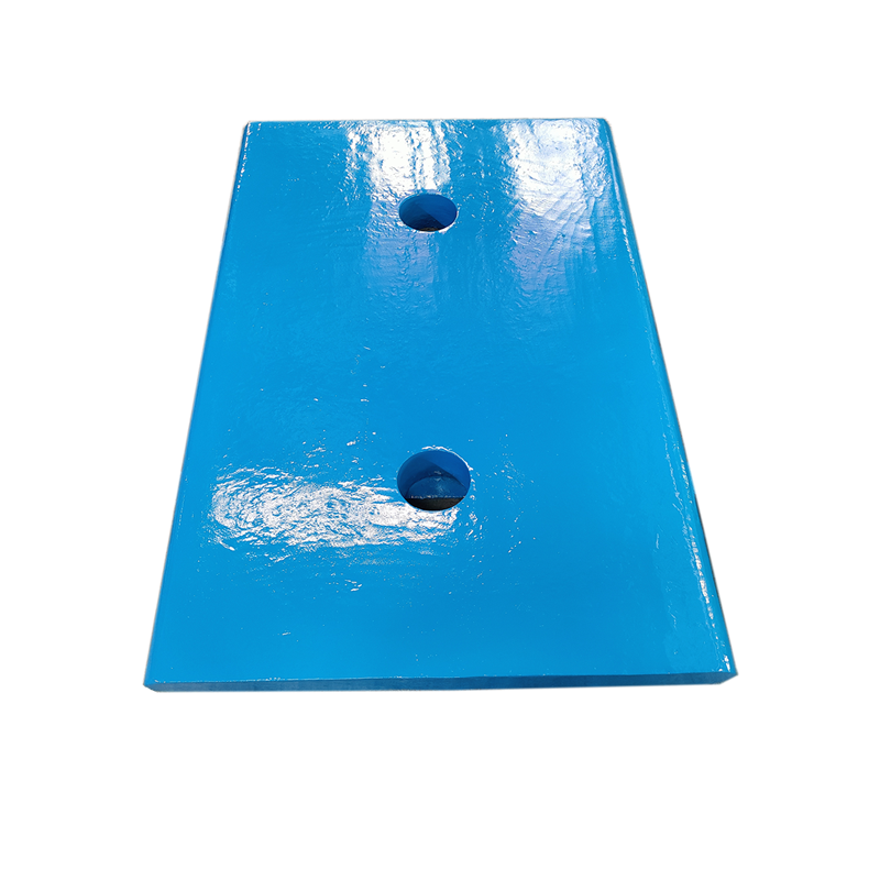 Jaw Crusher Parts Fixed Swing Jaw Plate Wear Resistant High Manganese Steel Casting 