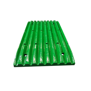 Fixed jaw plate jaw crusher accessory toothed plate