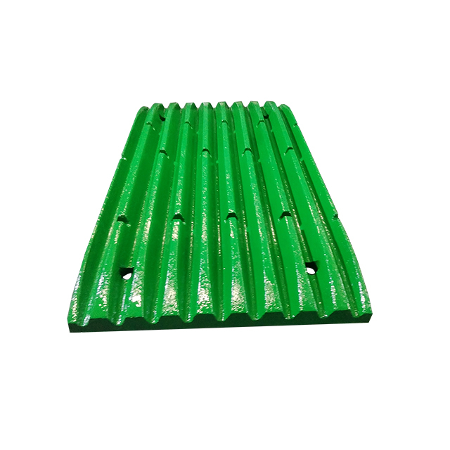 Fixed jaw plate jaw crusher accessory toothed plate