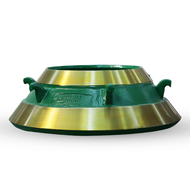 Crusher cone lining plate made of high manganese chromium steel material, cone crushing and rolling bowl wall, manufacturer of wear-resistant accessories for mining crushing equipment