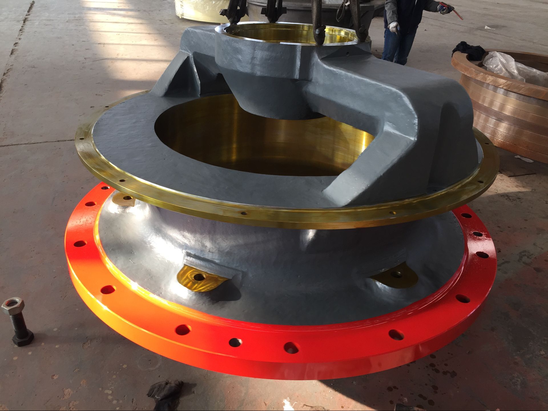 TRIO TC845 Concave Cone Crusher Spare Parts Wear-Resistant Part customized