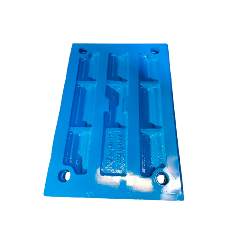 C80 Jaw Crusher Active Jaw Plate Mining Crushing Equipment Wear resistant Accessories Manufacturer Casting High Manganese Steel Jaw Broken Tooth Plate