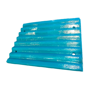 C105 Jaw Crusher Active Jaw Plate Mining Crushing Equipment Wear resistant Accessories Manufacturer Casting High Manganese Steel Jaw Broken Tooth Plate