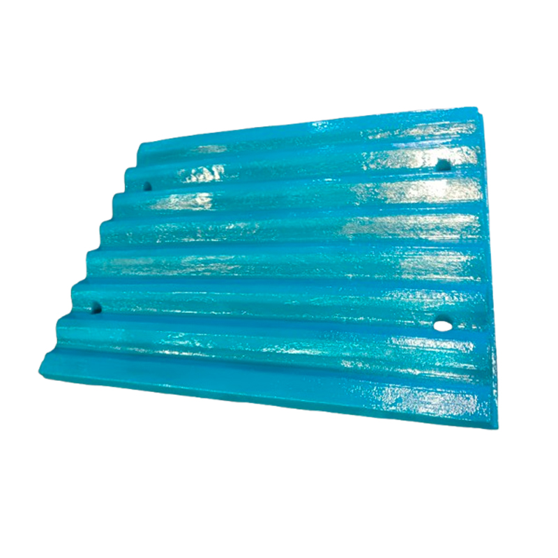 C105 Jaw Crusher Active Jaw Plate Mining Crushing Equipment Wear resistant Accessories Manufacturer Casting High Manganese Steel Jaw Broken Tooth Plate