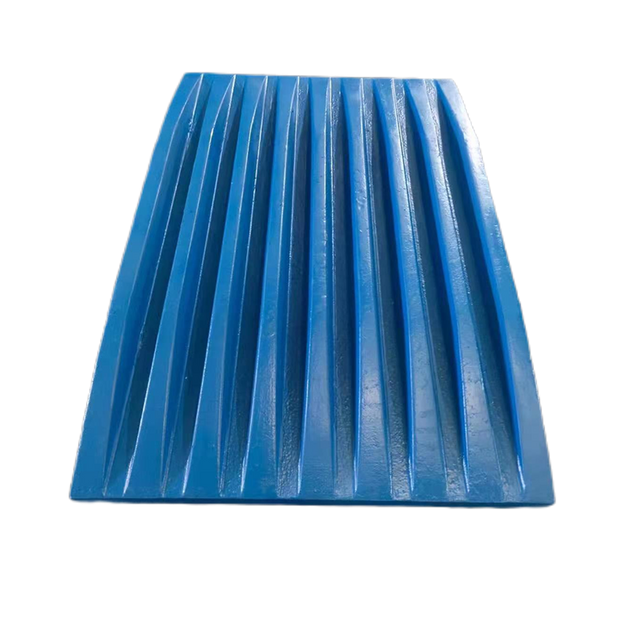 Jaw Crusher Parts Fixed Swing Jaw Plate Wear Resistant High Manganese Steel Casting 