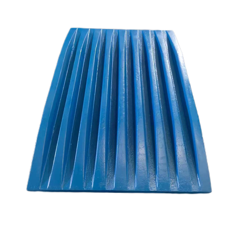 Toggle Plate Jaw Crusher Parts Mn18cr2 Casting Side Plate Pressing Blocks