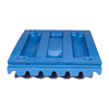 Jaw Crusher Parts CJ815 Fixed Swin Jaw Tooth Plate 400.0472 Manganese Casting